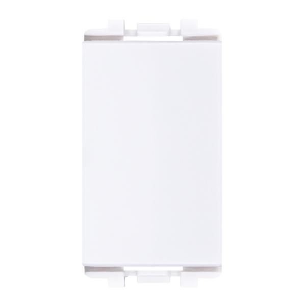 TAPÓN CIEGO DE 1 MÓDULO BLANCO