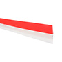 GUARDAPOLVO PARA PUERTA ROJO 91.5 X 3.8 CM