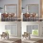 PERSIANA GRIS SEMI-CASSETTE ZEBRA DUO 160X180CM