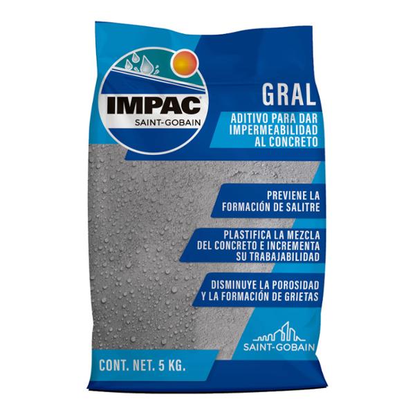 ADITIVO IMPERMEABILIZANTE PARA CONCRETO REDUCE FILTRACIONES 5 KG