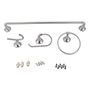 JUEGO DE ACCESORIOS PARA BAÑO CONSTRUCTORS PLATA GLACIER BAY