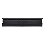 SELLAPUERTA AUTOMÁTICO NEGRO DE ALUMINIO 100 CM
