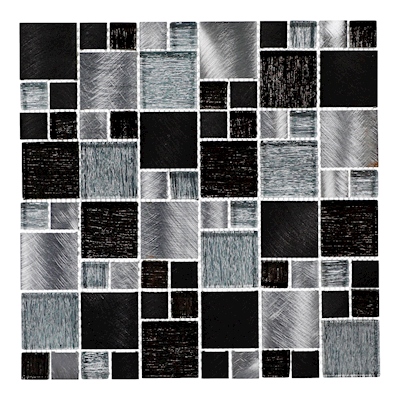 MALLA CHICAGO TIPO MOSAICO 30 X 30 CM VIDRIO 1 PIEZA