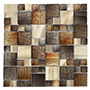 MALLA TAMPA TIPO MOSAICO 30 X 30 CM VIDRIO 1 PIEZA