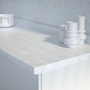 CUBIERTA PARA COCINA PERFIL ORIGINAL Q WHITE CARRA
