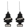AROMATIZANTE BLACK ICE NEGRO LITTLE TREES 2 PIEZAS