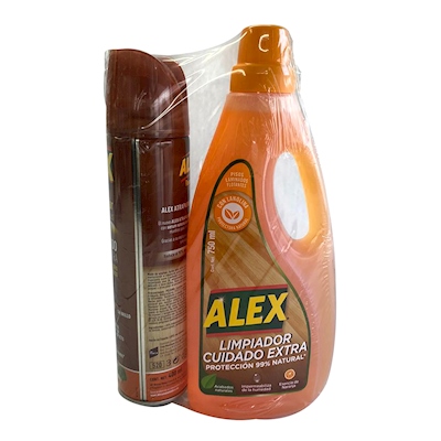 PAQUETE LIMPIADOR PARA PISOS DE MADERA DE 750 ML + RENOVADOR DE MUEBLES DE 400 ML 2 PIEZAS