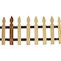 CERCA DE MADERA PARA JARDÍN DE 29 CM X 1.80 M BEIGE