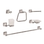 JUEGO DE ACCESORIOS BRIANA PARA BAÑO DE ZINC 6 PIEZAS