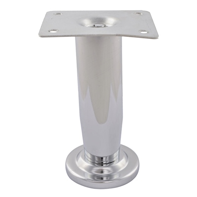 PATA PARA SOFÁ DE 12 X 7.5 CM PLATA