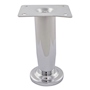 PATA PARA SOFÁ DE 12 X 7.5 CM PLATA