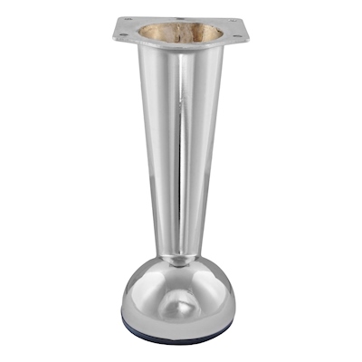 PATA PARA SOFÁ DE 13 X 7 CM PLATA
