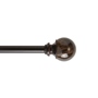 CORTINERO DECORATIVO AJUSTABLE DE 71 A 122 CM CAFÉ