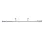 CORTINERO AJUSTABLE DE 2.18 A 3.81 M PLATA