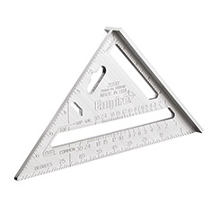 ESCUADRA 7" ALUMINIO CON TABLAS DE CONVERSION