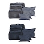 SET DE BOLSAS ORGANIZADORAS PARA VIAJE VARIOS COLORES 6 PIEZAS