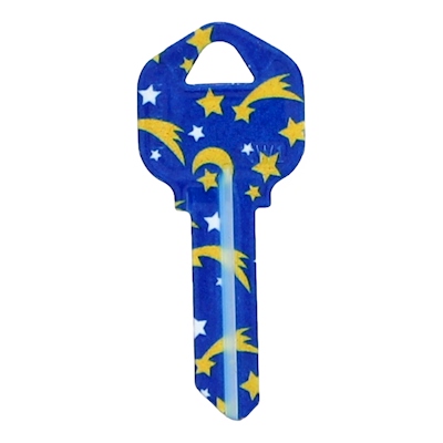 LLAVE PARA CERRADURA KWIKSET AZUL