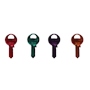 LLAVE PARA CERRADURA 4.1 X 2.1 X 0.2 CM VARIOS COLORES