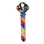 LLAVE PARA CERRADURA 7.6 X 2.4 X 0.2 CM MULTICOLOR