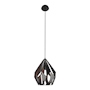 LÁMPARA COLGANTE VINTAGE DE ACERO NEGRO MATE 1 LUZ CARLTON