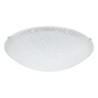 LÁMPARA DE TECHO SOBREPONER FOCO E26 CIRCULAR 60 W BLANCO A CUADROS PARA INTERIOR