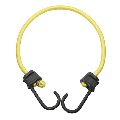 CORDONES ELÁSTICOS CON GANCHO AMARILLO DE 61 CM 4 PIEZAS