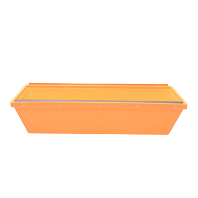 RECIPIENTE PLÁSTICO PARA MEZCLA NARANJA 30.4 X 9 CM