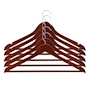 PAQUETE DE GANCHOS DE MADERA ROJO