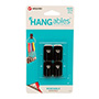 GANCHO DE 18.12 X 9.68 HANGABLES NEGRO 4 PIEZAS