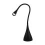 LÁMPARA DE ESCRITORIO ZAFIR NEGRA 1 LUZ CON USB