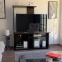 MUEBLE PARA TV PARA 50 PULGADAS MELAMINA CHOCOLATE 140 X 120 X 40.05 CM