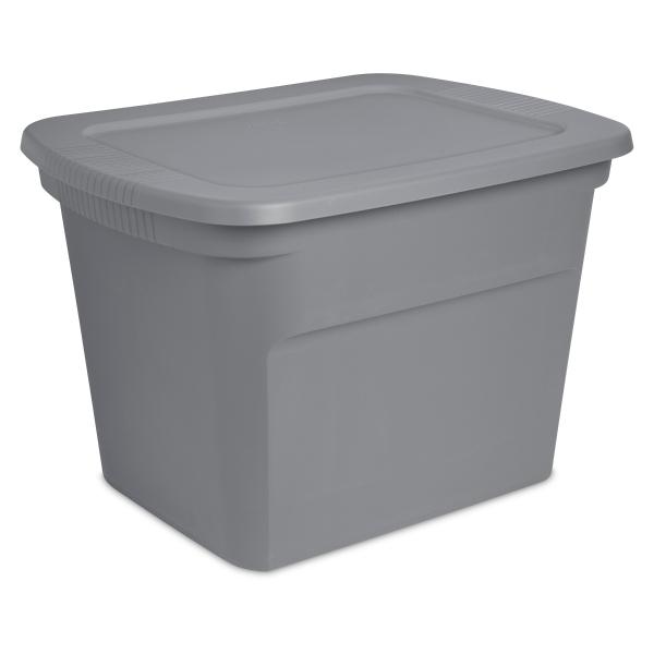 CAJA DE PLÁSTICO 68 L GRIS
