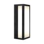 ARBOTANTE DE MURO LED DE CONEXIÓN 8W 4000K 700 LM NEGRO MATE