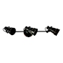 RIEL DE 3 LUCES VIRAN 52.50 X 15 X 16 CM NEGRO DECOR LIVING