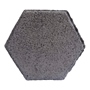 ADOQUÍN HEXAGONAL GRIS MATE 23 X 23 X 6 CM