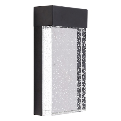LUMINARIO PARA EXTERIOR LED 25.4 X 12.7 X 6.4 CM NEGRO