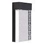 LUMINARIO PARA EXTERIOR LED 25.4 X 12.7 X 6.4 CM NEGRO