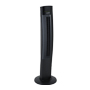 VENTILADOR DE TORRE DE 42 PULGADAS 48 W 5 VELOCIDADES INTERIOR SILENCIOSO CON CONTROL REMOTO NEGRO
