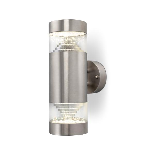 ARBOTANTE DE MURO LED DE CONEXIÓN 6.4W 4000K 1 FOCO PLATA BRILLANTE