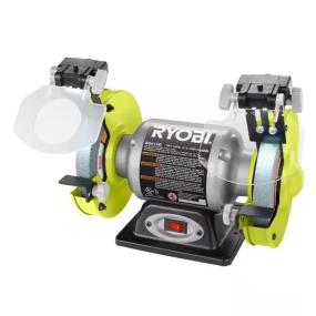ESMERILADORA DE BANCO DE 6 IN Y 2.1 AMP CON LUCES LED