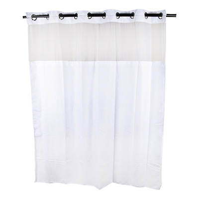 CORTINA PARA BAÑO HOTELERA PRO DE 180 X 200 CM BLA