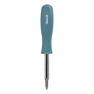 DESARMADOR 6 EN 1 MULTIPUNTAS CROMADO 19.5 CM