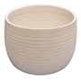 MACETA CERÁMICA LINARA BEIGE 6 PULG