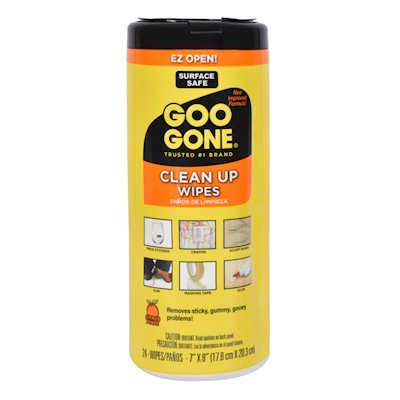 TOALLITAS GOO GONE PARA ADHESIVOS 30 PIEZAS