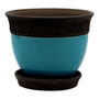 MACETA CADIZ COLOR VERDE 8"