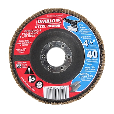 DISCO FLAP CIRCONIO 4-1/2 PULGADAS