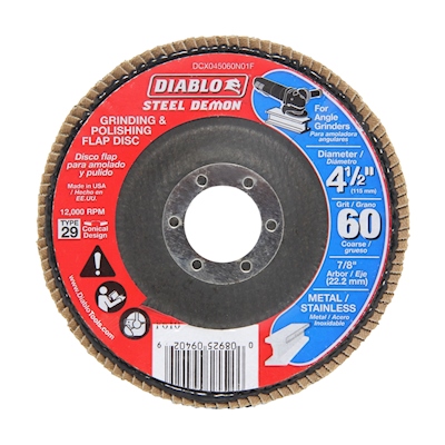 DISCO FLAP CIRCONIO 4-1/2 PULGADAS