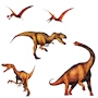 CALCOMANÍAS DE DINOSAURIOS 175 X 44 CM