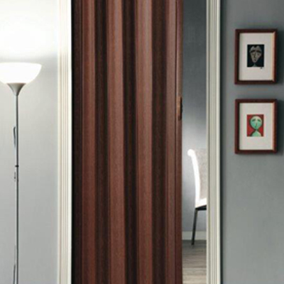 PUERTA INTERIOR PLEGABLE 100 X 215 CM CAFE