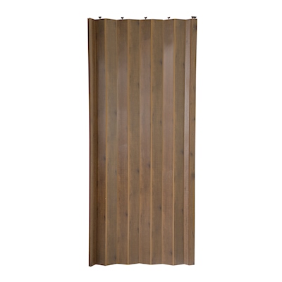 PUERTA INTERIOR PLEGABLE 100 X 215 CM CAFE